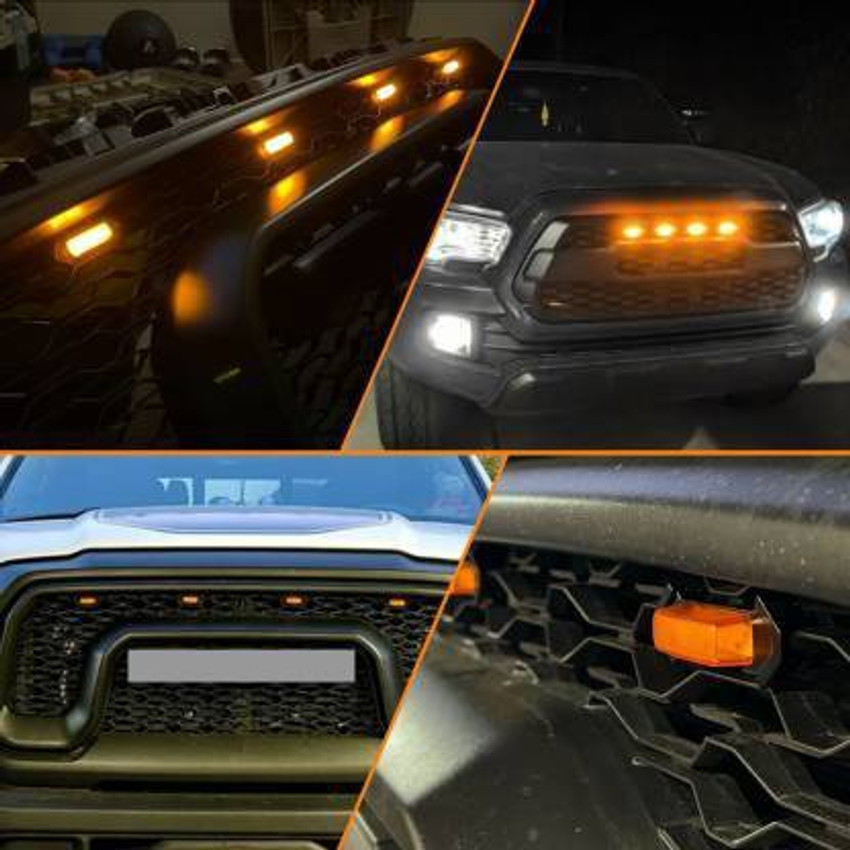 Grill lights sale for car