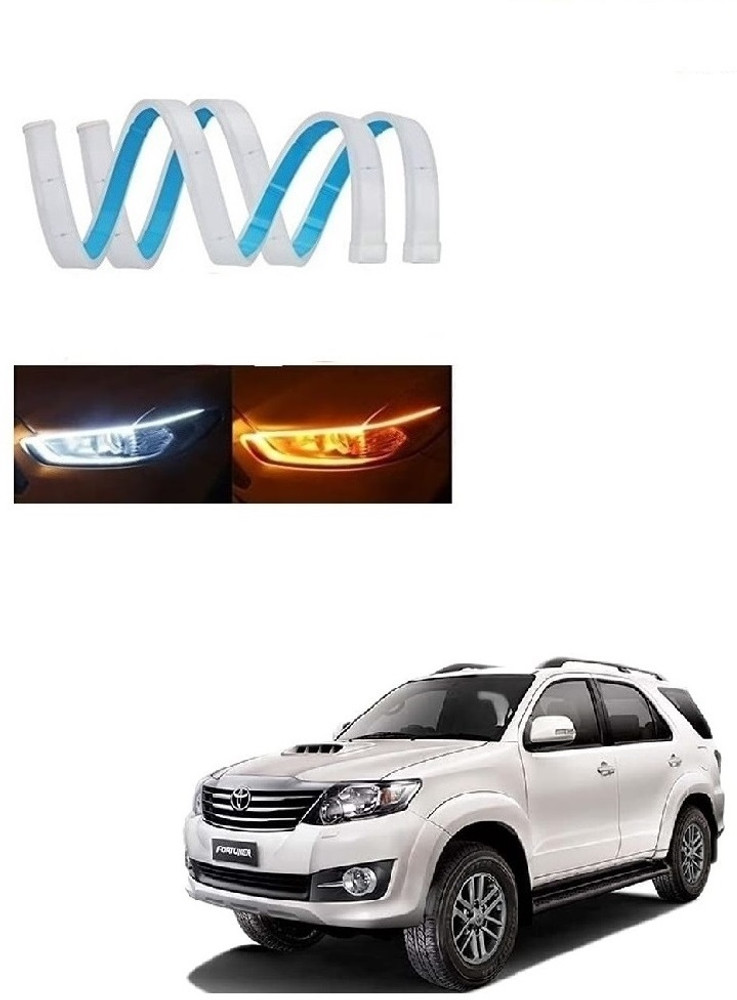 SPREADX Car Headlight Led Strip White DRL Daytime Light 12v For