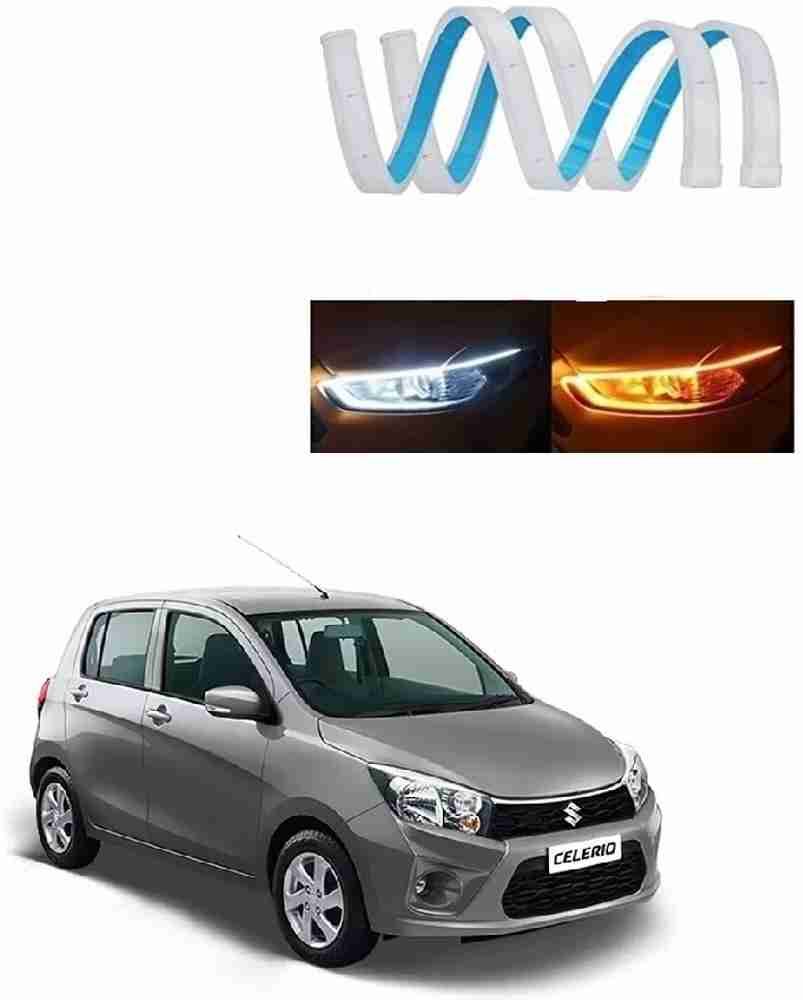 SPREADX Car Headlight Led Strip White DRL Daytime Light 12v For