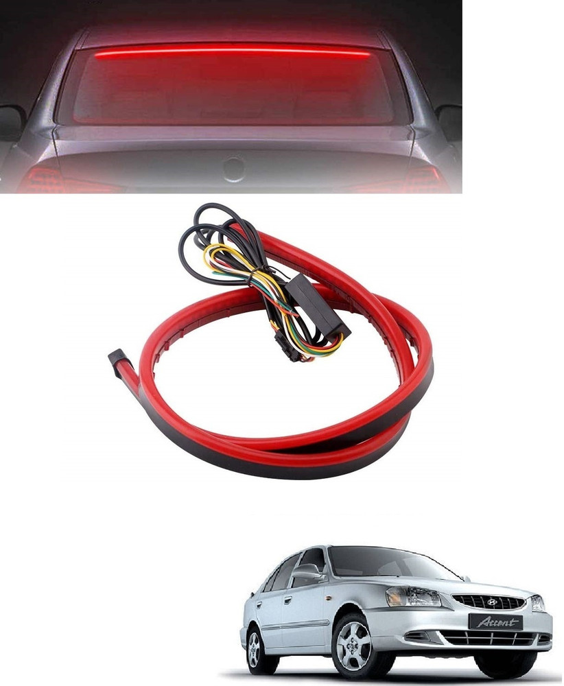 Red store accent car
