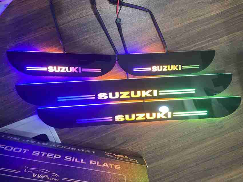 Led car door sill shop plate light