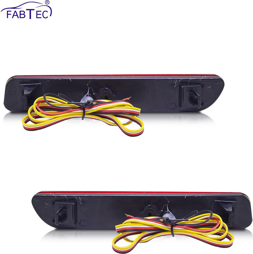 FABTEC Car LED Imported Reflector Rear Bumper Brake Light