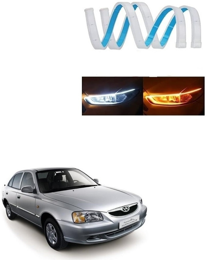 SPREADX Car Headlight Led Strip White DRL Daytime Light 12v For