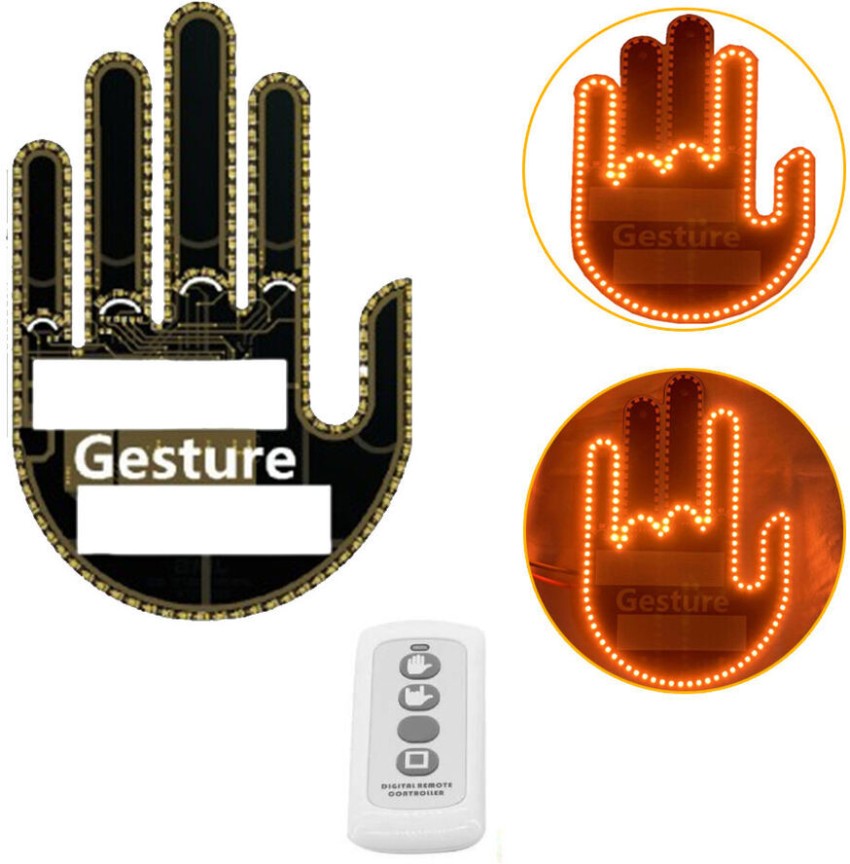 Ride2joy Finger Gesture Light with Remote Car Fancy Lights Price