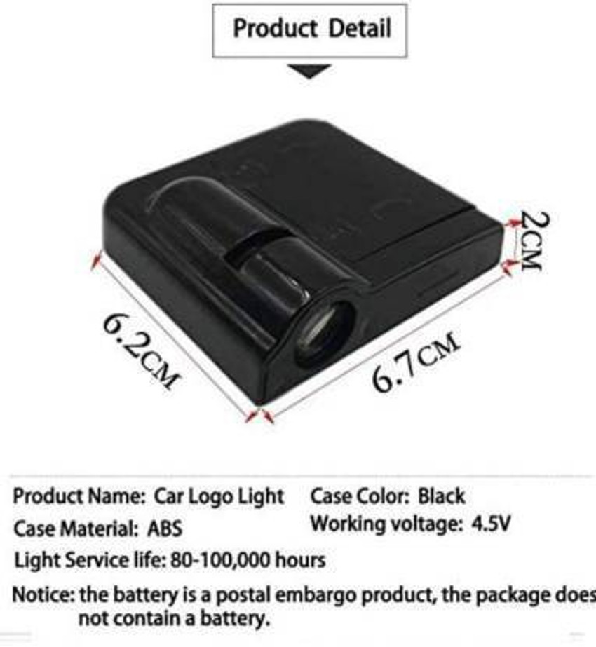 Wireless car shop logo projector