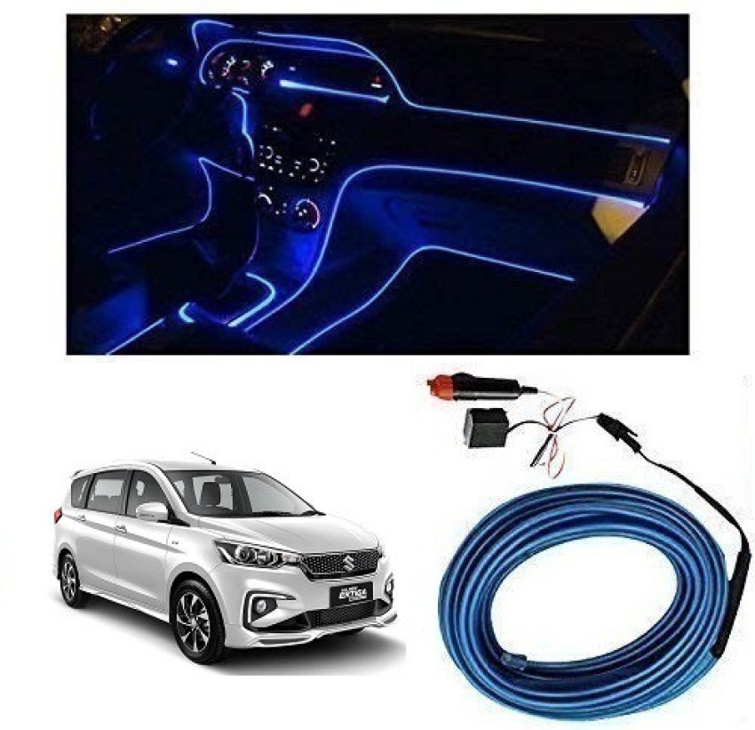 After cars EL Wire Car Interior Light with Adapter (5 Meter) (Blue) For  Ertiga Sport Car Fancy Lights Price in India - Buy After cars EL Wire Car  Interior Light with Adapter (