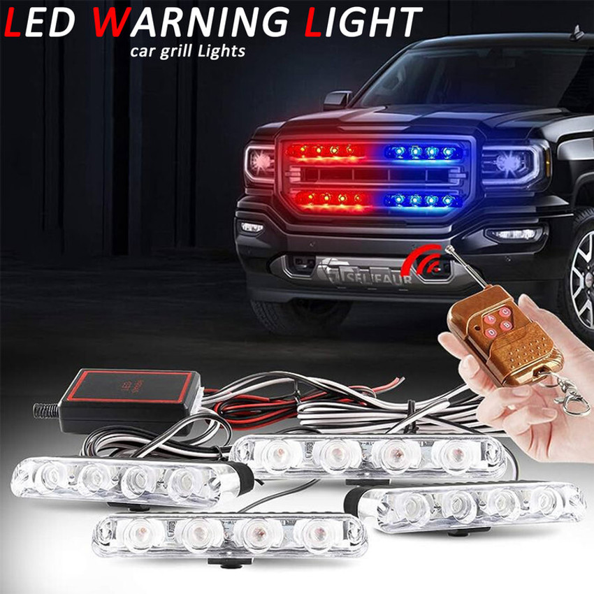 Police light deals for car grill