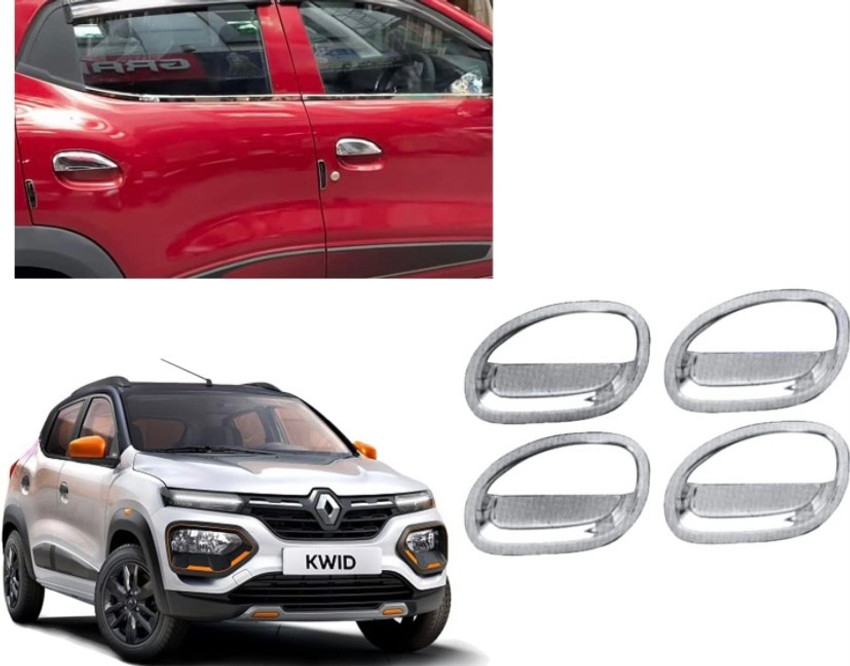 AMARIO Exterior Chrome Accessories Combo Kit for Kwid Type 2 2019