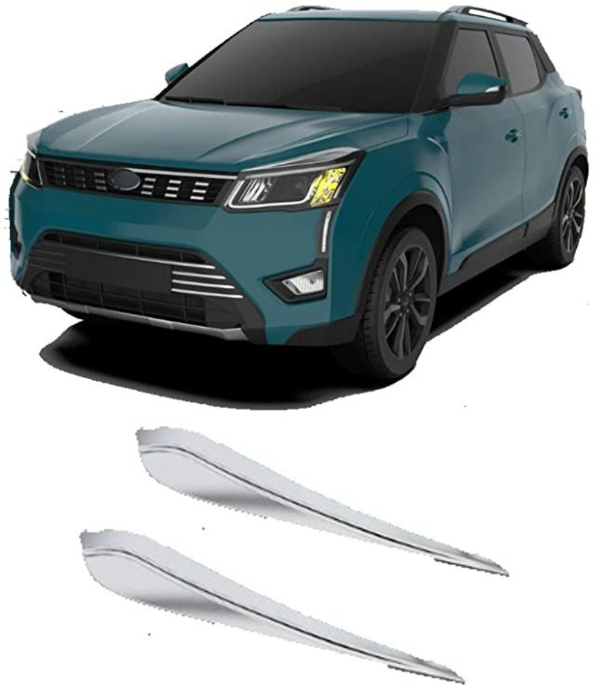 Amabu Mahindra XUV 300 (2019 Onward) car Headlight chrome garnish cover  (set of 2) Chrome MAHINDRA XUV300 W8 Diesel, XUV300 W8 Option Petrol Front  Garnish Price in India - Buy Amabu Mahindra