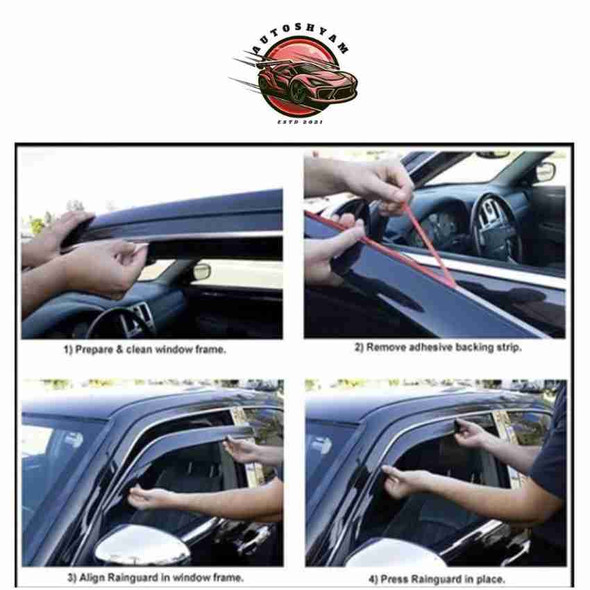 Honda city online rain visor