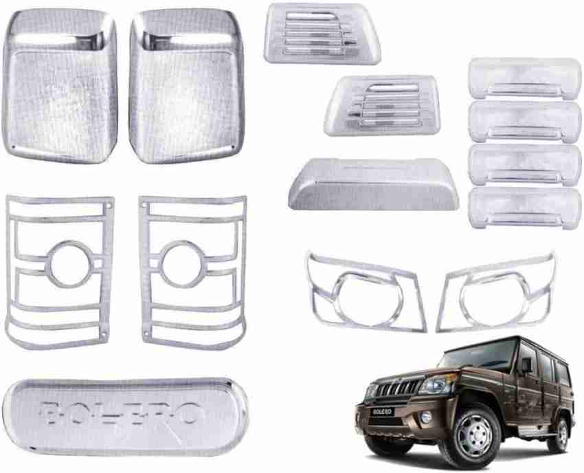 SNTP Exterior Chrome Combo Kit Compatible with Bolero 2011 2015 Set of 16Pcs Chrome Mahindra Bolero Side Garnish Price in India Buy SNTP Exterior Chrome Combo Kit Compatible with Bolero 2011 2015 Set