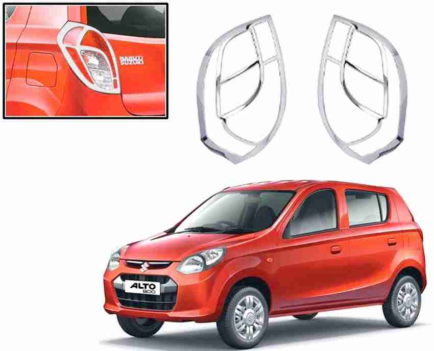 Amabu Car silver Plated chrome Tail light cover For Maruti Alto