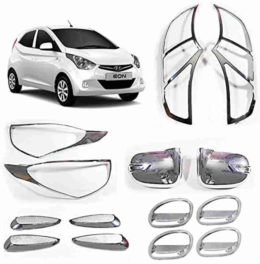 junior Exterior Chrome Accessories Combo Kit Compatible with Maruti Eon All Models Chrome Hyundai EON Sportz Side Garnish Price in India Buy junior Exterior Chrome Accessories Combo Kit Compatible wit...