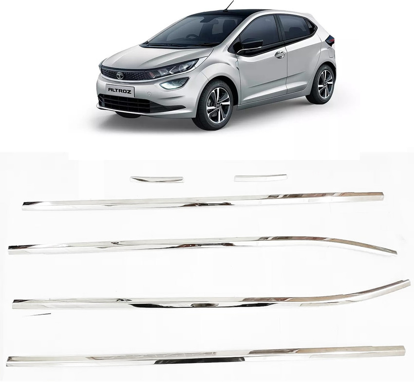 AutoZeal Lower Window Garnish Chrome Set of 6 For Tata Altroz