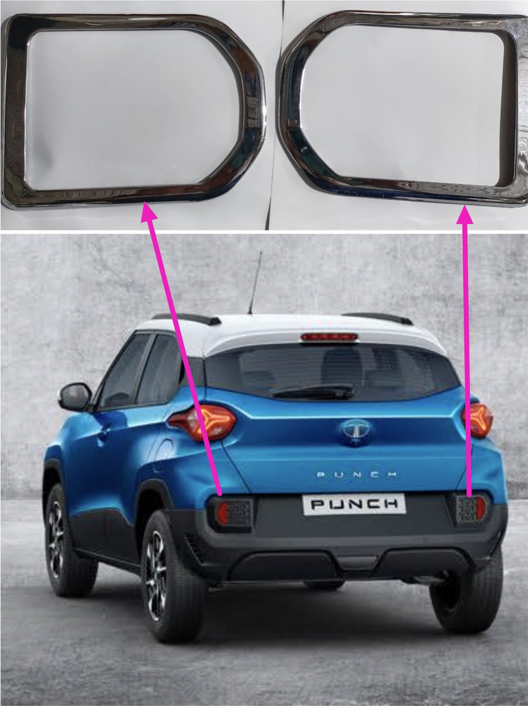 Rear reflector clearance garnish chrome