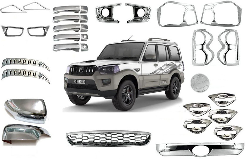 Scorpio chrome kit price deals