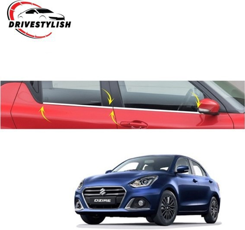 DriveStylish Car Window Lower Garnish Frame Kit Maruti Suzuki