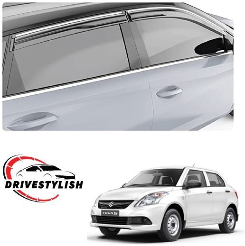 DriveStylish Car Window Lower Garnish Frame Kit Maruti Suzuki Swift Dzire  2012-2016 Chrome NA NA Side Garnish Price in India - Buy DriveStylish Car  Window Lower Garnish Frame Kit Maruti Suzuki Swift