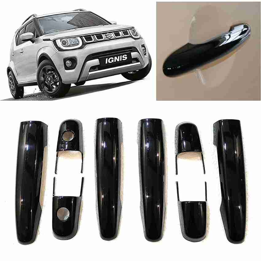 Black car clearance door handle covers