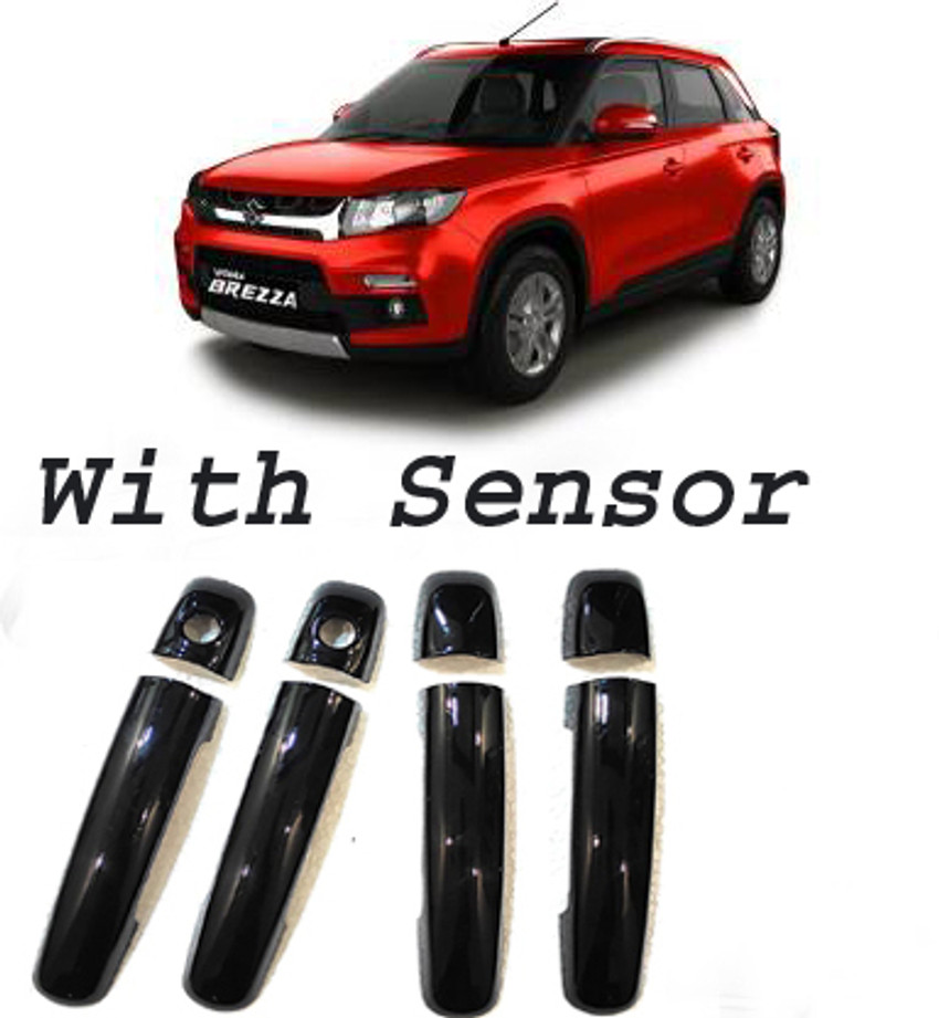 Black car clearance door handle covers
