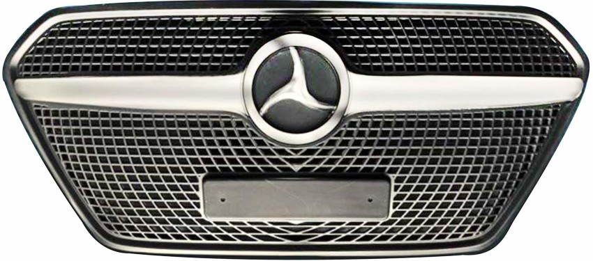 AMARIO Benz Style Chrome Front Grill Compatible with Dzire  Type-3(2017-2019) Maruti Dzire Benz Style Front Grill Car Grill Cover Price  in India - Buy AMARIO Benz Style Chrome Front Grill Compatible with