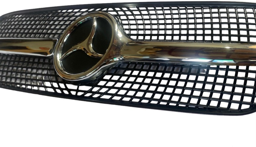 AMARIO Benz Style Chrome Front Grill Compatible with Dzire Type-3