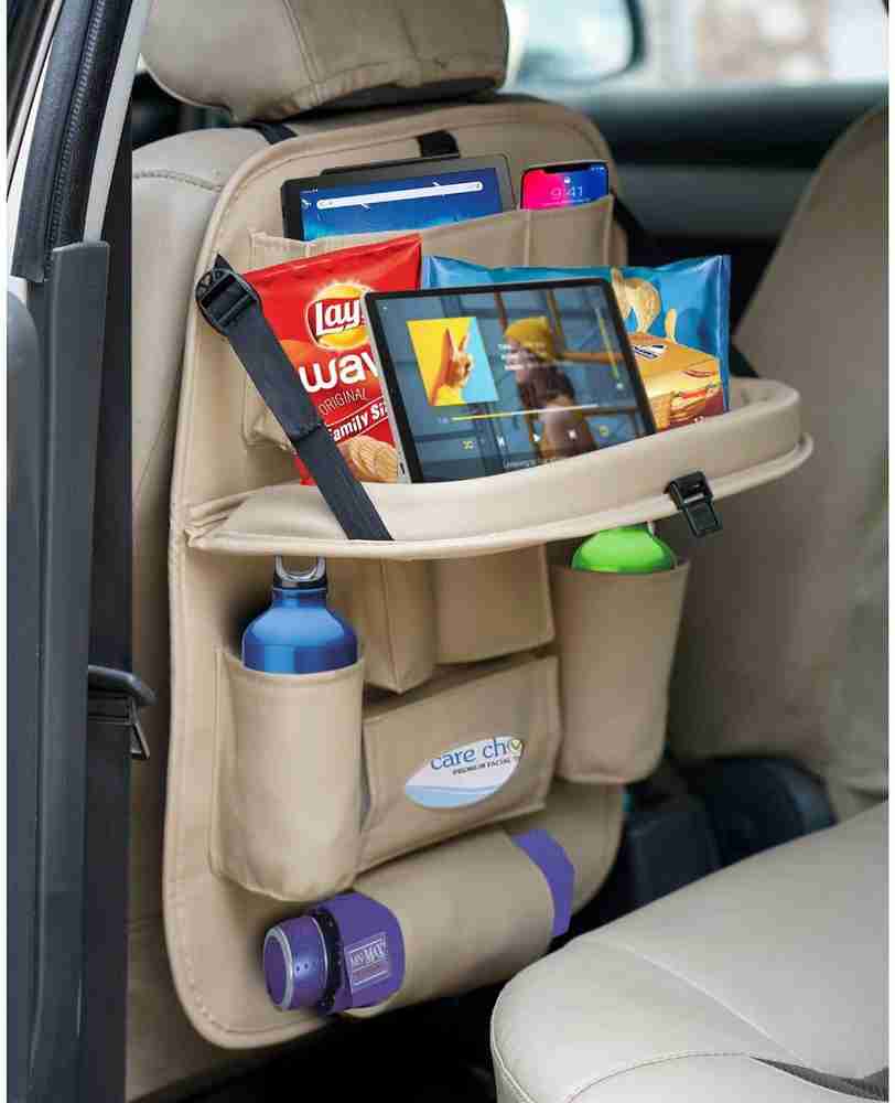amsik Heavy Leather Car Back Seat Organizer with Foldable Dining Table Tray Car Multi Pocket Price in India Buy amsik Heavy Leather Car Back Seat Organizer with Foldable Dining Table Tray