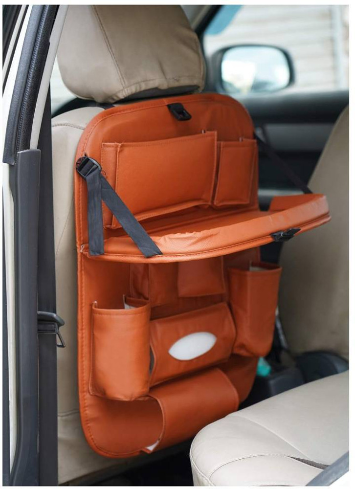 Pegasus Premium PU Leather Seat Back Organizer Multi Pocket with