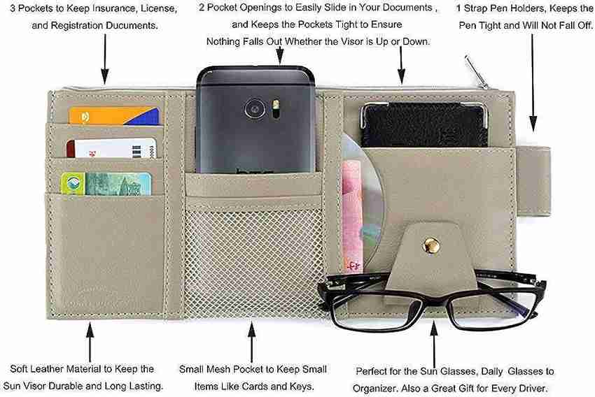 Sun visor registration holder deals