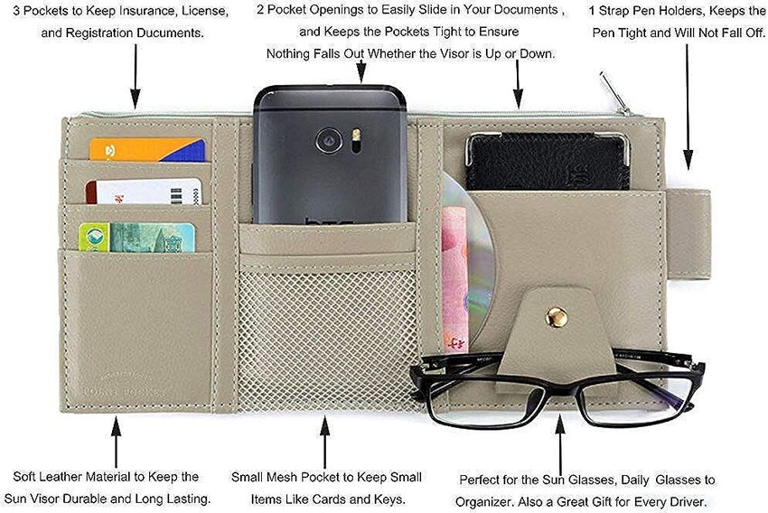 Visor organizer 2025 with velcro straps