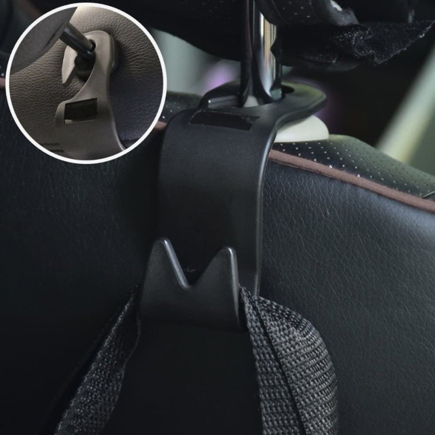 RideDeck Car Seat Back Hook Car L-shaped Hidden Headrest