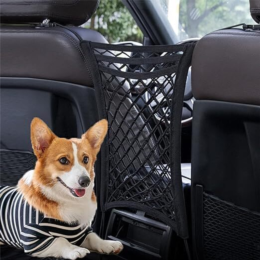 GELAI ENTERPRISE Car Mesh Organizer 3 Layer Dog Net Between Car Seats Barrier Backseat Mesh Net Car Storage Bag Price in India Buy GELAI ENTERPRISE Car Mesh Organizer 3 Layer Dog Net Between Car