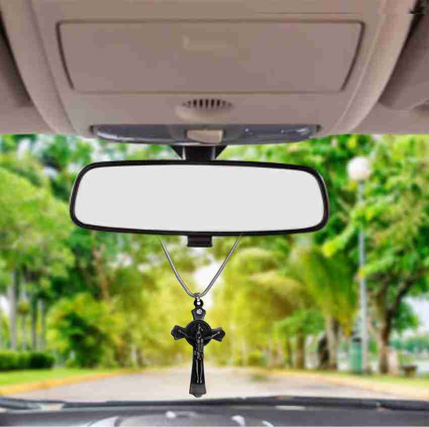 Cross for rear view mirror hot sale