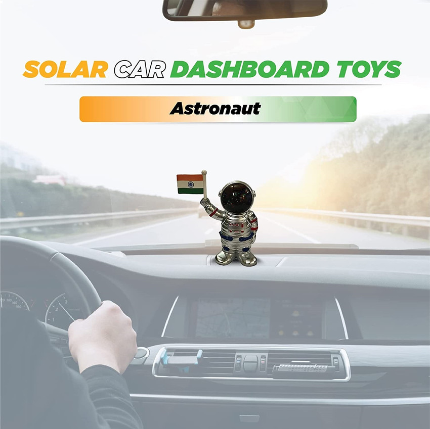 Mubco Astronaut Solar Powered Car Dashboard Decorations Moving
