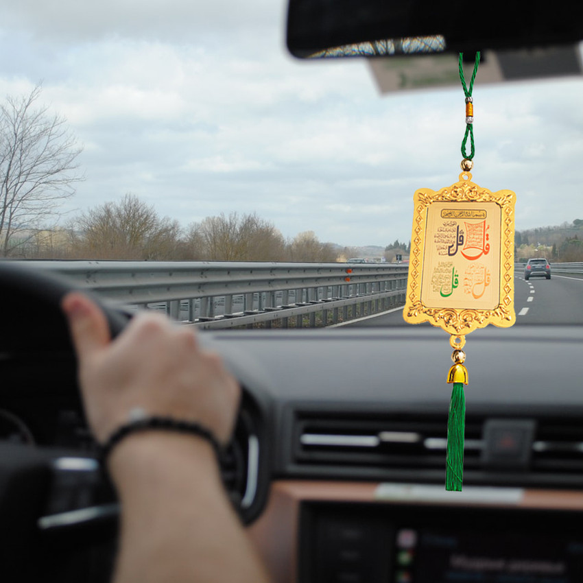 Rear view mirror hanging accessories for guys hot sale