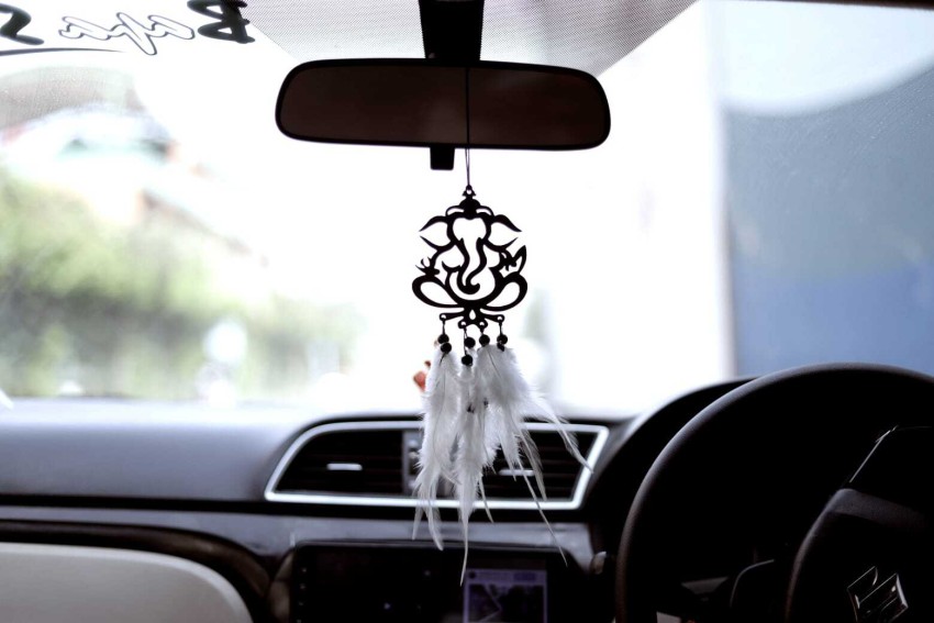 TZnyly Car Rear View Mirror Hanging Accessories car India