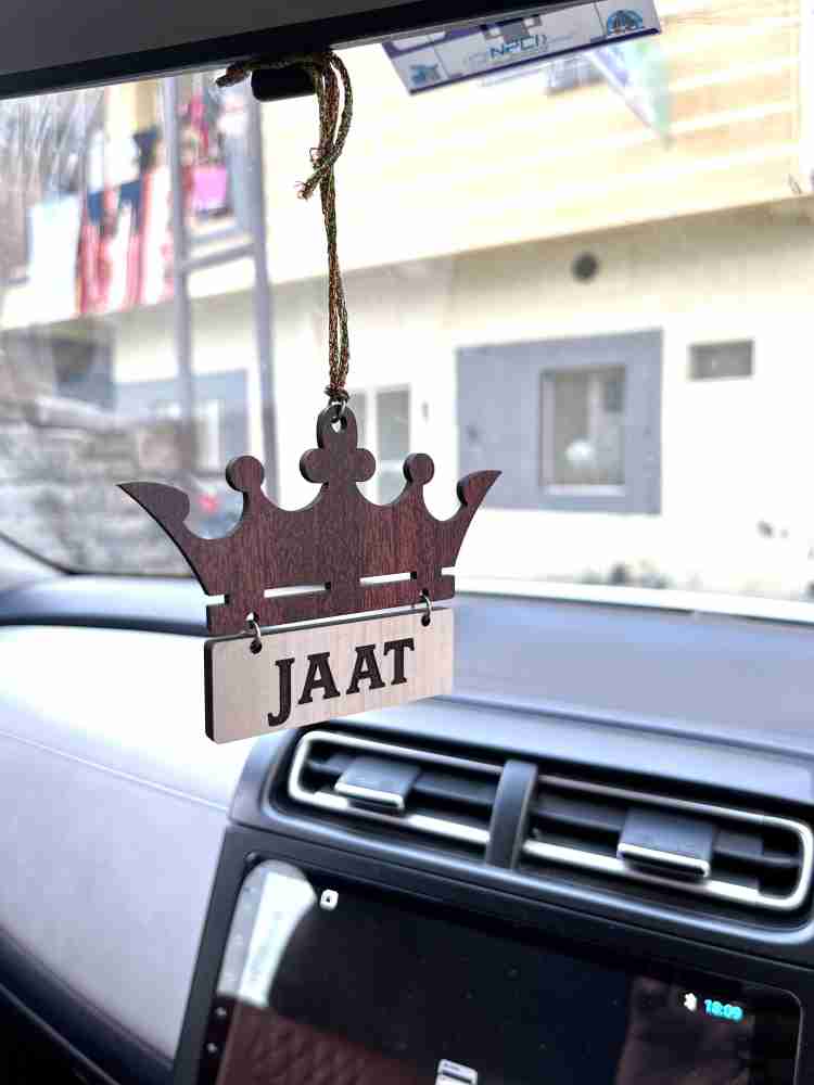 Car Hanging Accessories Ek Om Kar Car Interior Accessories Ornament Decor  for Rear View Mirror 2.5 x 2.5 inches