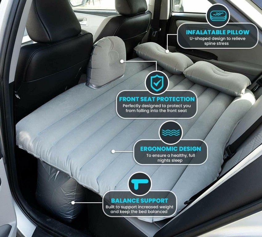 Inflatable car clearance bed front seat