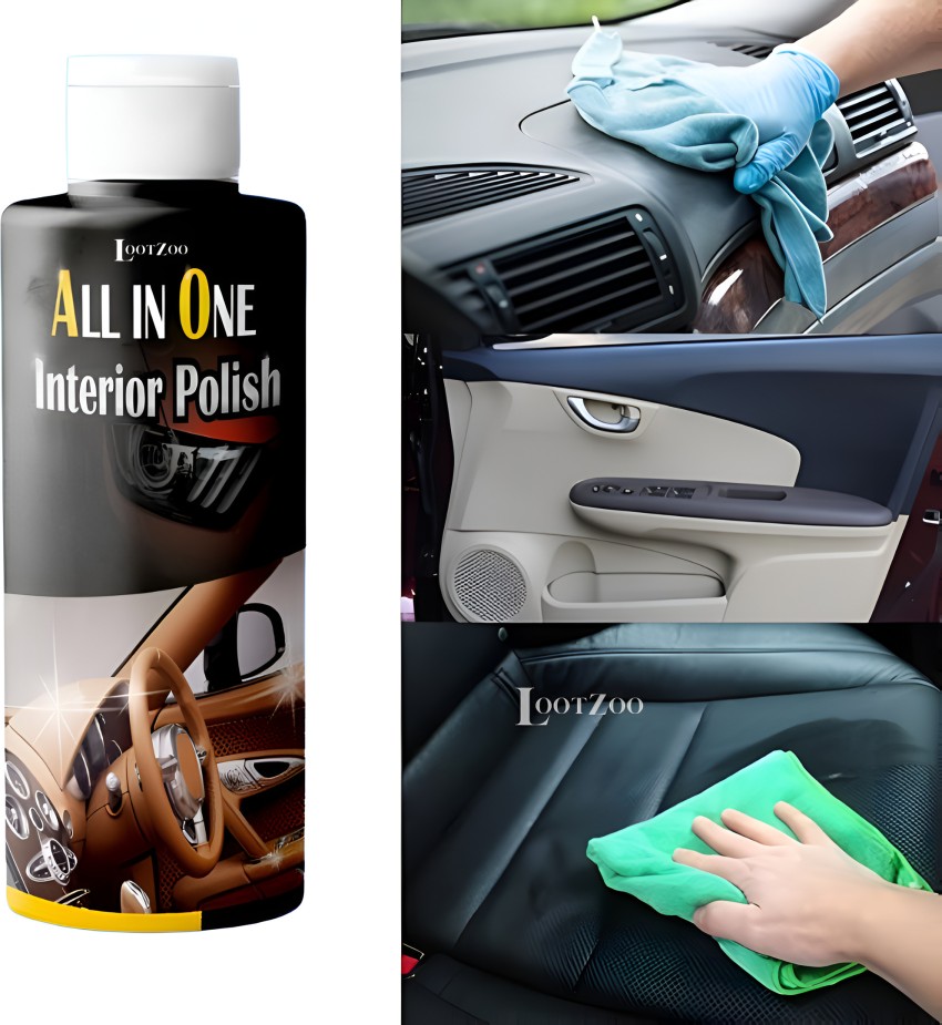 LootZoo 3 In 1 High Protection Car Coating Spray for Clean, Polish & Repair  (200ml) All In One Car Interior Polish Water Repellent Polish for  Dashboard(110ml) Vehicle Interior Cleaner Price in India 