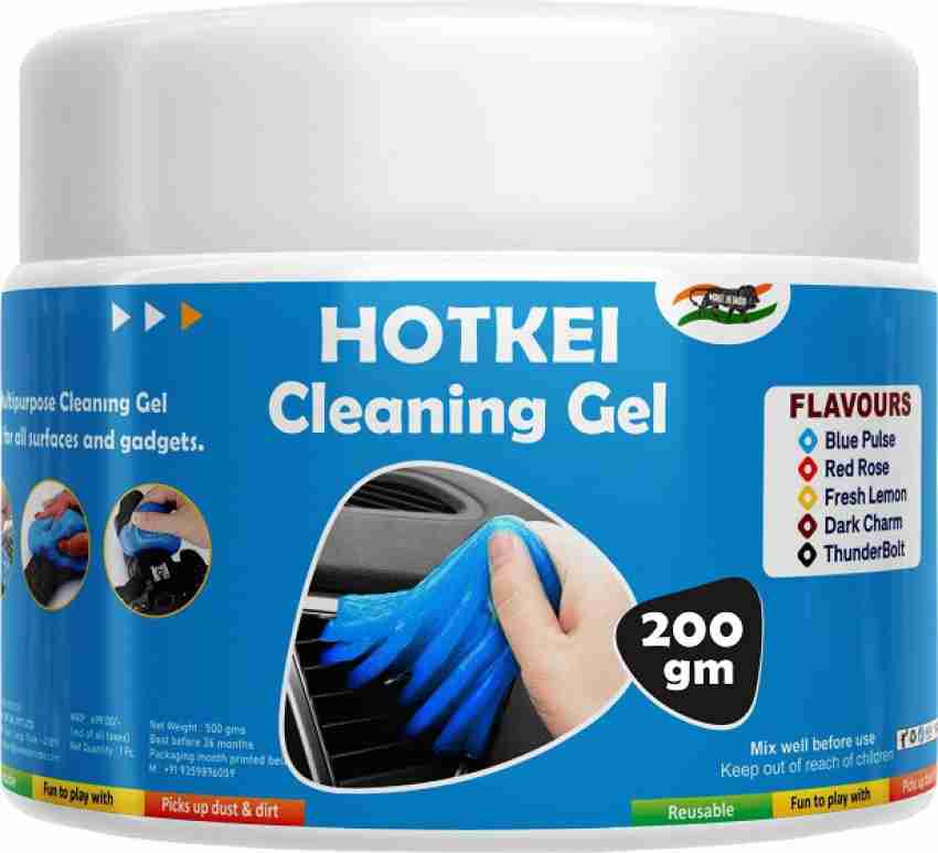 Buy HOTKEI Pack of 4 Aqua Scented Multipurpose Car Interior Ac Vent  Keyboard Laptop Dirt Dust Cleaner Cleaning Gel Kit Jelly for Car Dashboard  Keyboard Computer Electronics Gadgets (100 gm) Online at