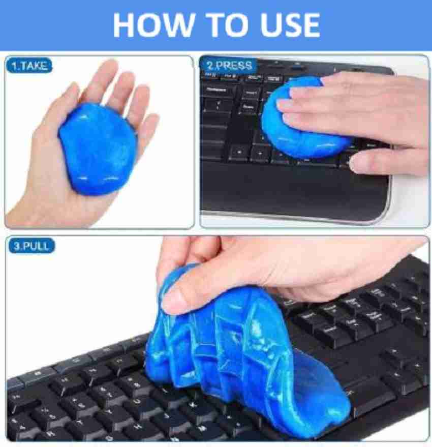 Multipurpose 500 gm Car Interior Keyboard PC Dust Cleaning Cleaner Slime  Gel at Rs 200/piece, Car Care Products in Pune