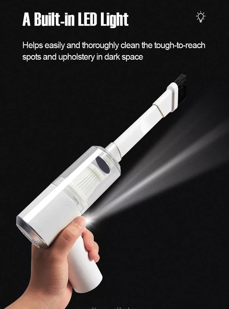Drosselz Handheld Vacuum Cleaner Portable High Power Cordless Mini