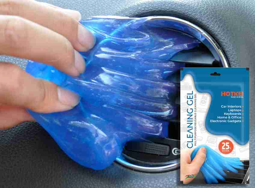 HOTKEI Multipurpose Car Ac Vent Interior Dashboard Dust Dirt Cleaning  Cleaner Slime Slimy Gel Jelly Putty Kit For Car Keyboard Laptop PC  Electronic Gadgets Products Cleaning kit Pack OF 1 Car Interior