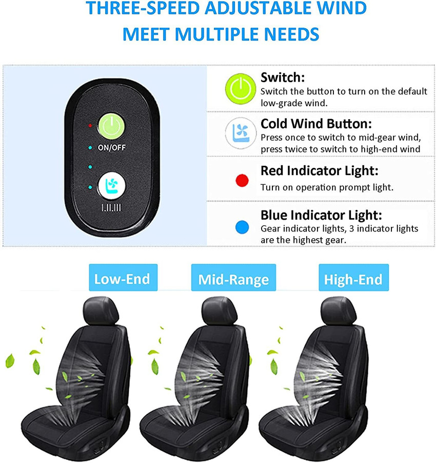Ventilated seat outlet cushion for car