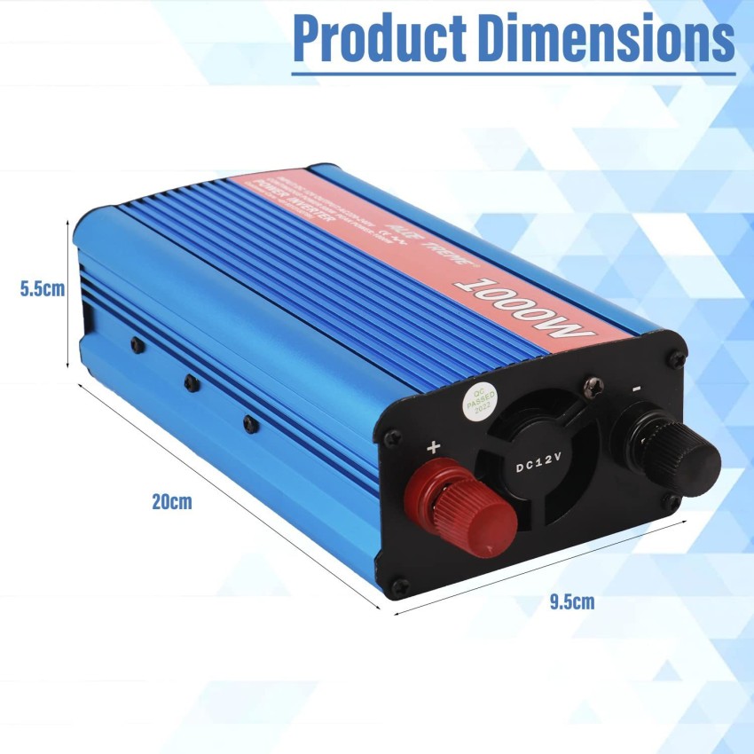 ALLEXTREME Car Inverter Battery Charger DC-AC Converter with USB Port & 3  Pin Plug (1000W) Car Inverter Price in India - Buy ALLEXTREME Car Inverter  Battery Charger DC-AC Converter with USB Port