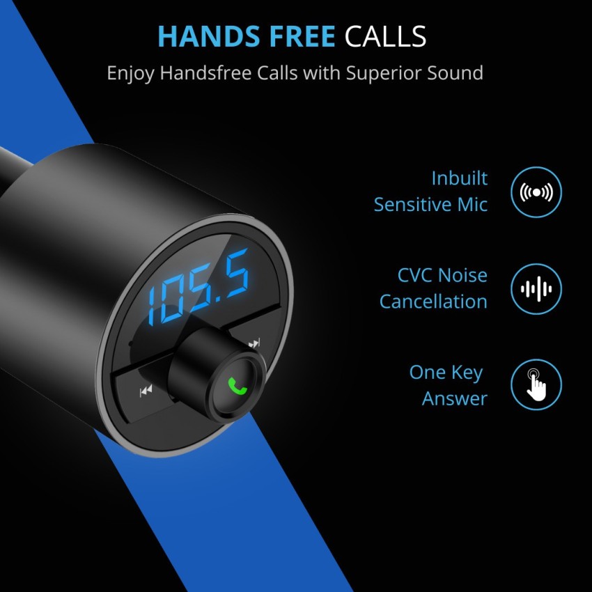 Crust v5.0 Car Bluetooth Device with FM Transmitter, Audio Receiver, Car  Charger, MP3 Player, Adapter Dongle, Transmitter Price in India - Buy Crust  v5.0 Car Bluetooth Device with FM Transmitter, Audio Receiver