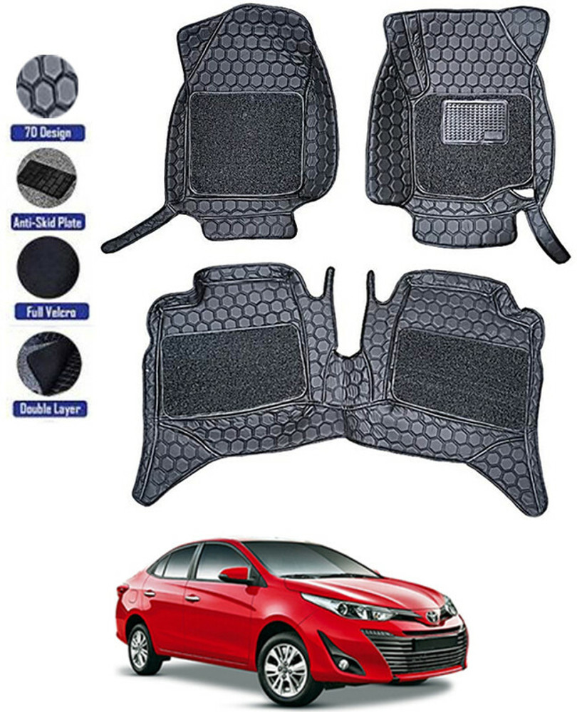AYW Leatherite 7D Mat For Toyota Yaris Price in India Buy AYW