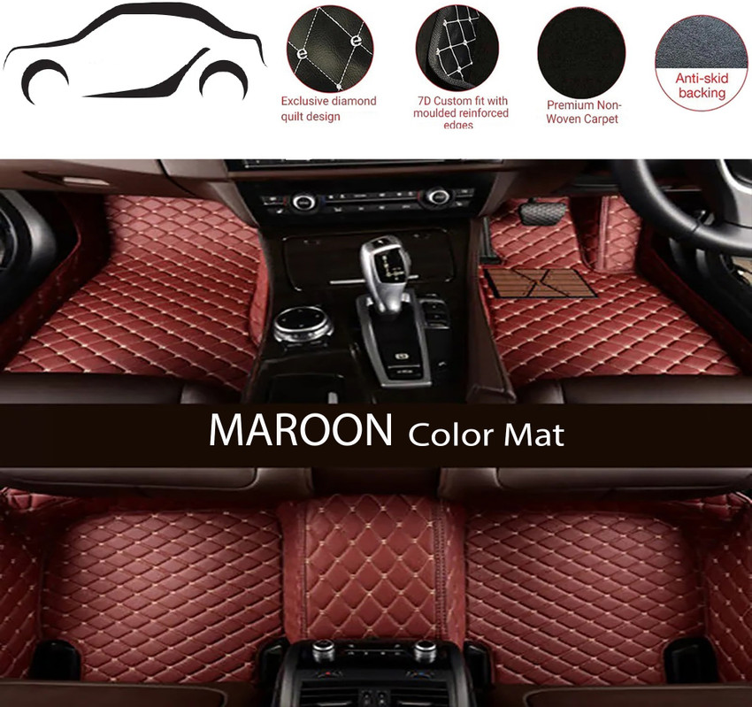 Maroon cheap car mats