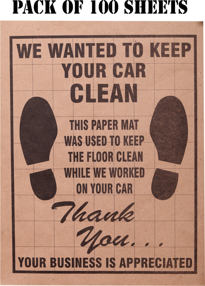 Paper car mat clearance printing