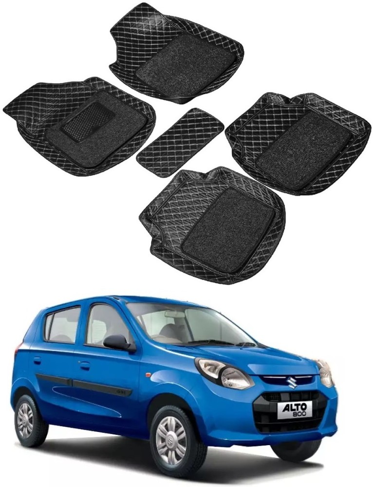 Black Floor Mat / Foot Mat Compatible for Maruti Suzuki Alto